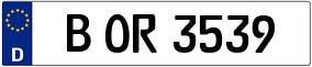 Truck License Plate